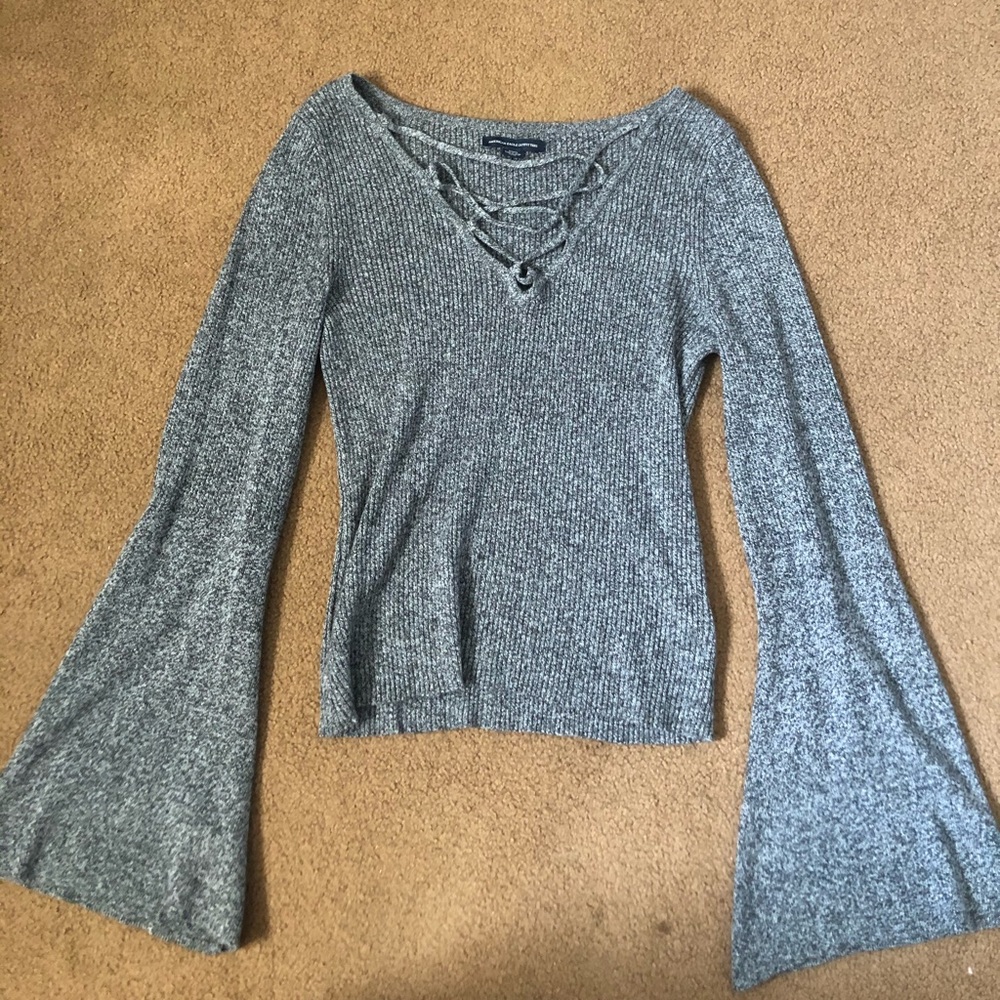 Bell sleeve top